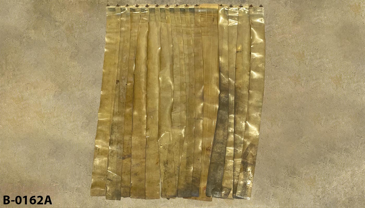 Barrier curtain for freezer door, stock number B-0162a