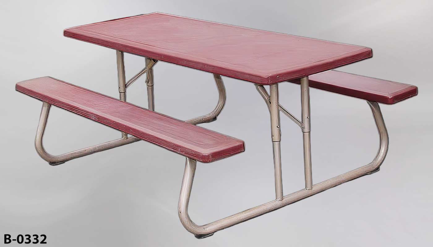 Bench/picnic table, stock number B-0332