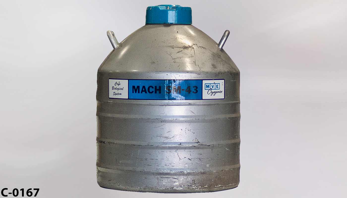 Cryogenic storage container, stock number C-0167