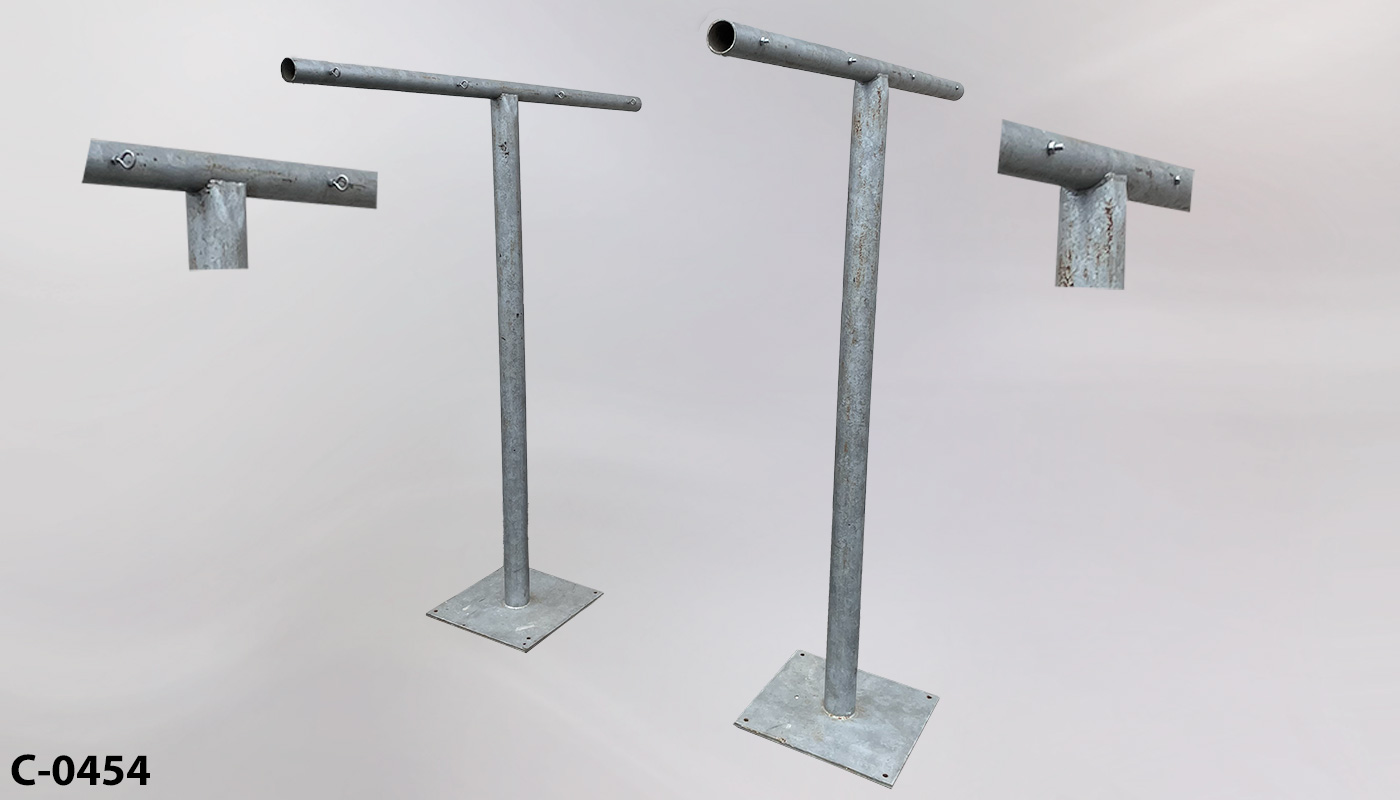 Clothesline pole set, stock number C-0454