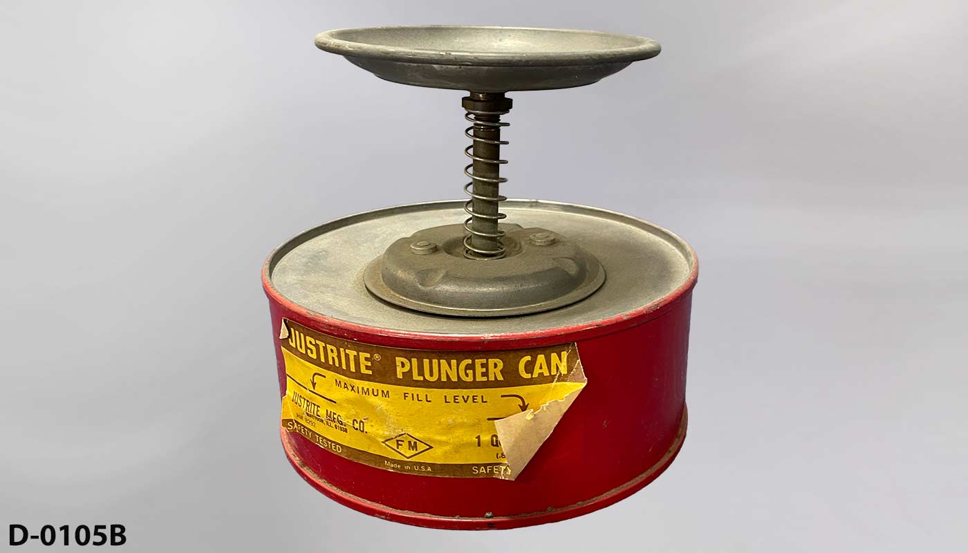 Oil Drain Can, stock number D-0105b