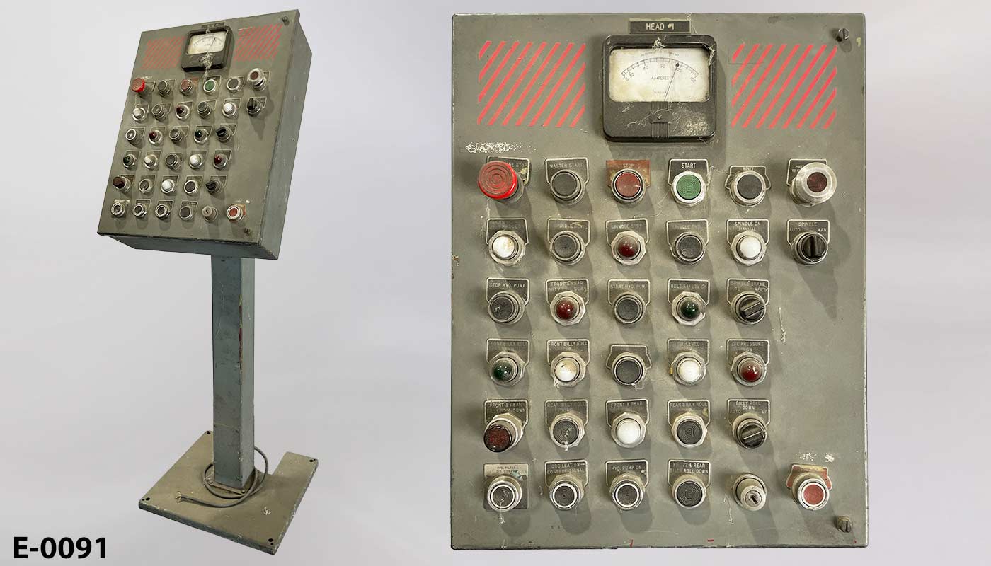 Electronic control pedestal, stock number E-0091