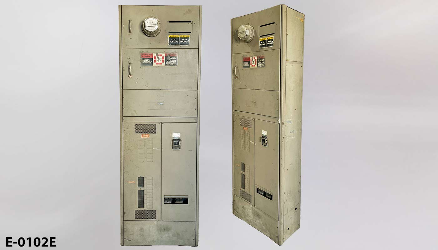 Electric panel, stock number E-0102e