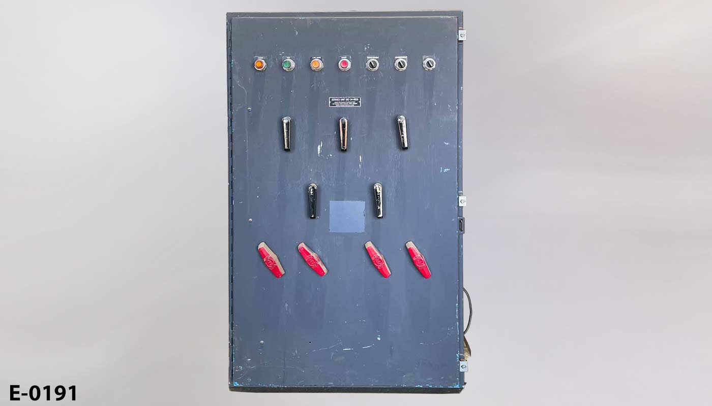 Electronic control panel, stock number E-0191