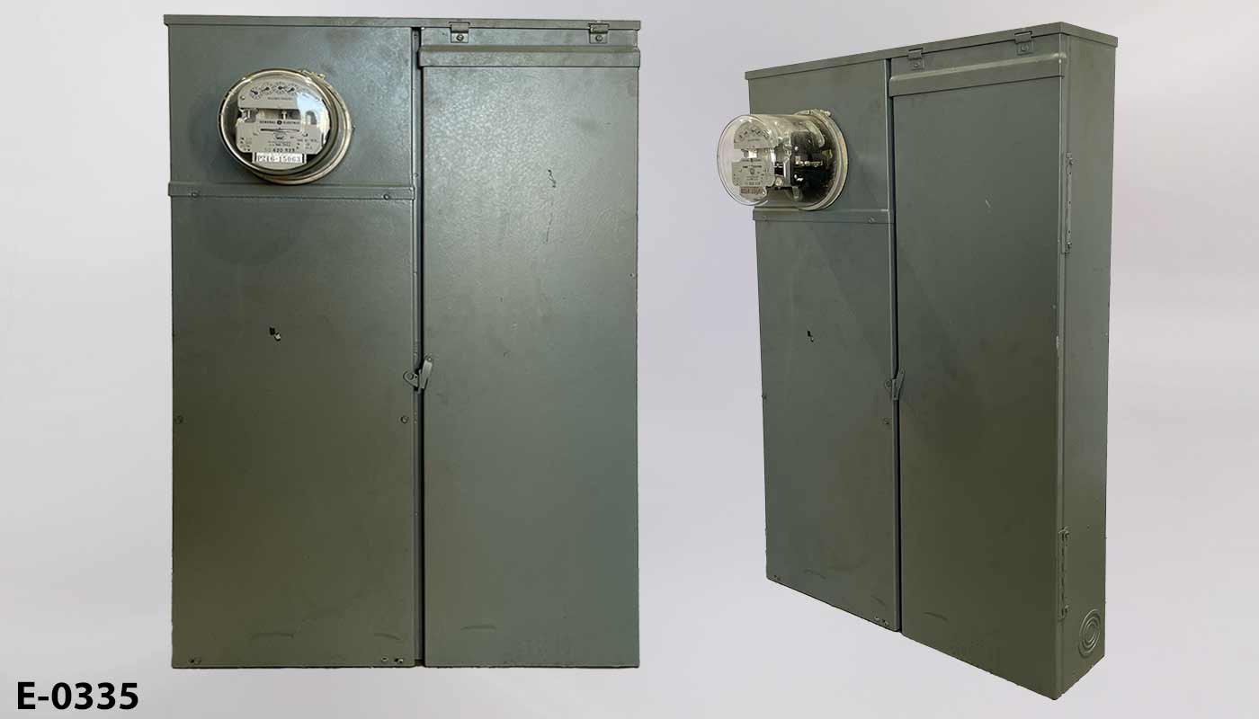 Electric meter box, stock number E-0335