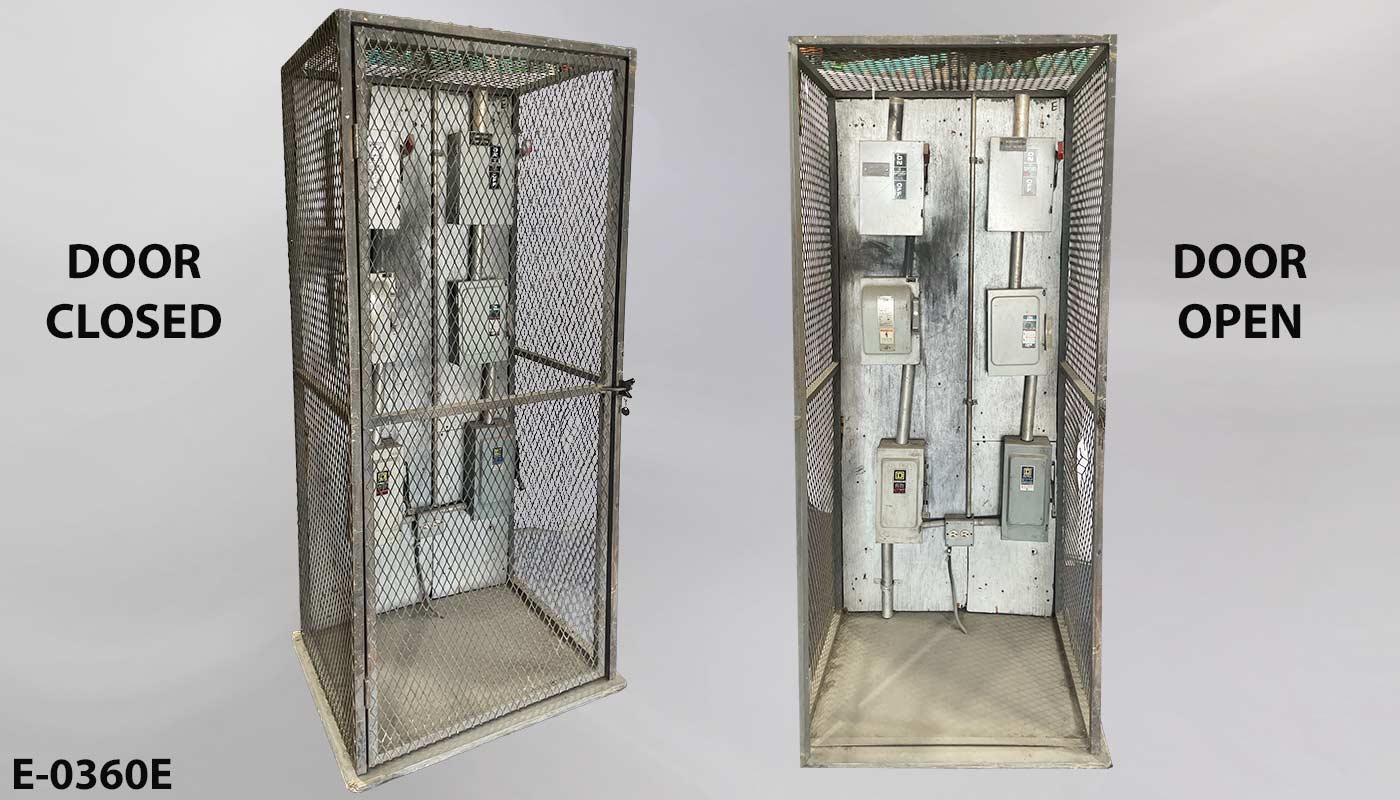 Expanded metal enclosure, stock number E-0360e