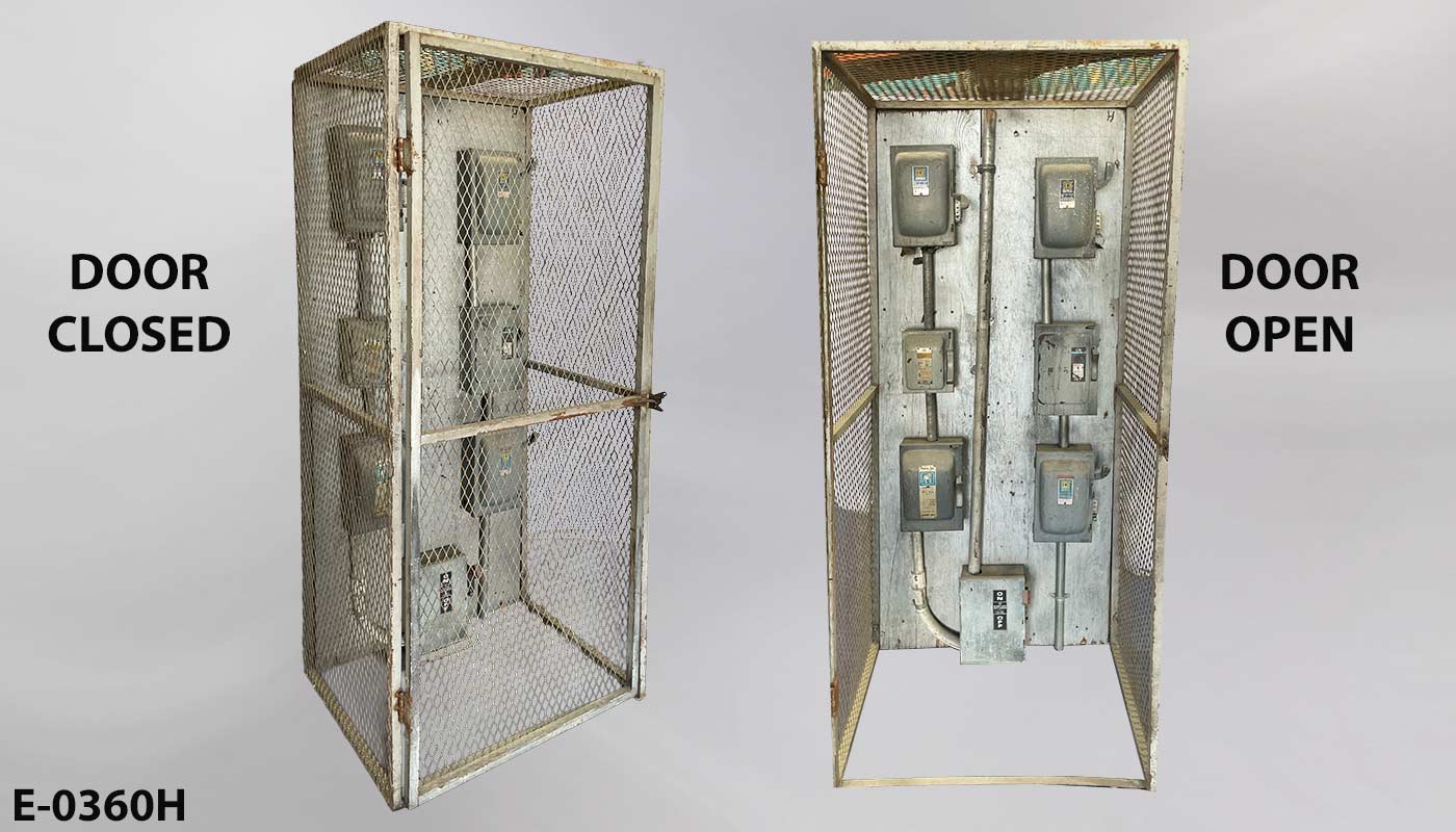 Expanded metal enclosure, stock number E-0360h
