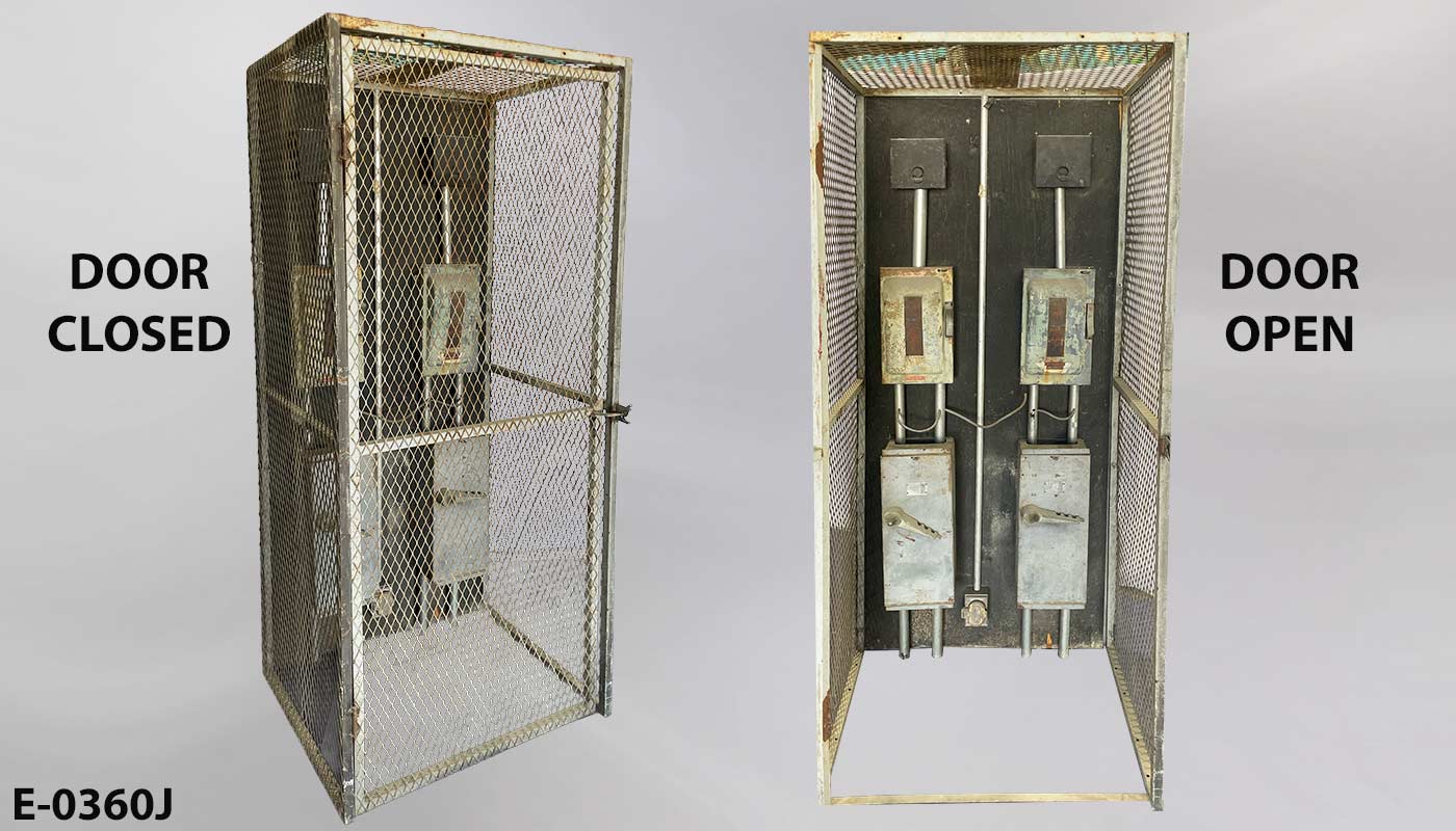 Expanded metal enclosure, stock number E-0360j