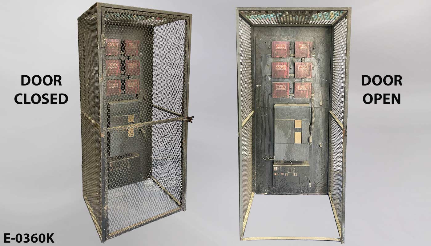Expanded metal enclosure, stock number E-0360k