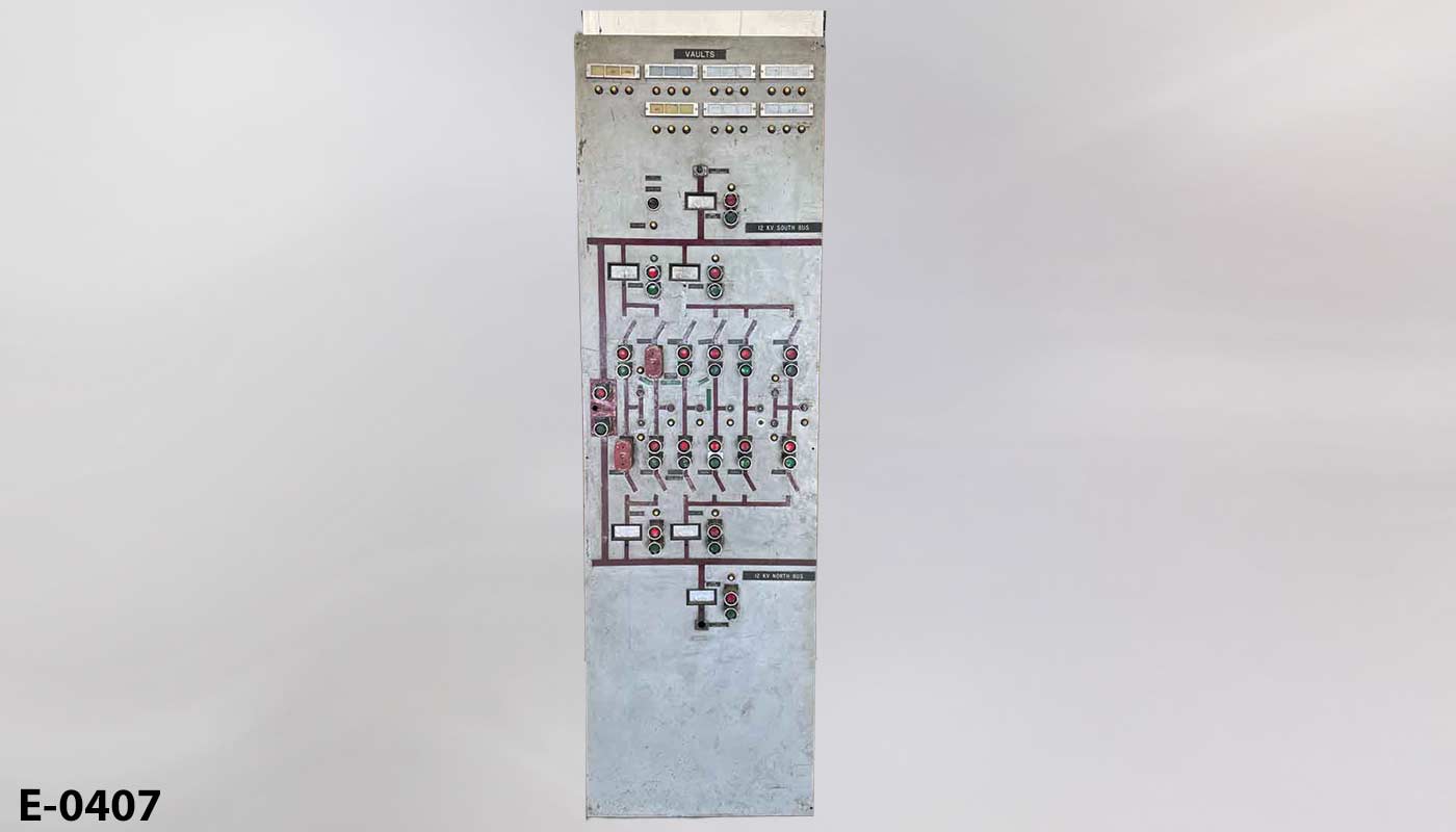 Electronic control panel, stock number E-0407