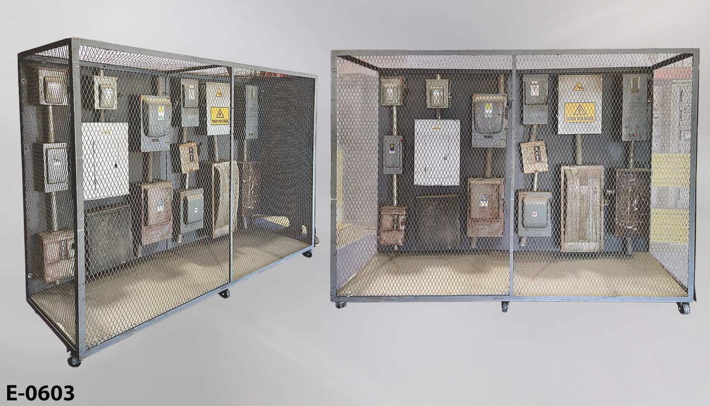 Expanded metal enclosure, stock number E-0603