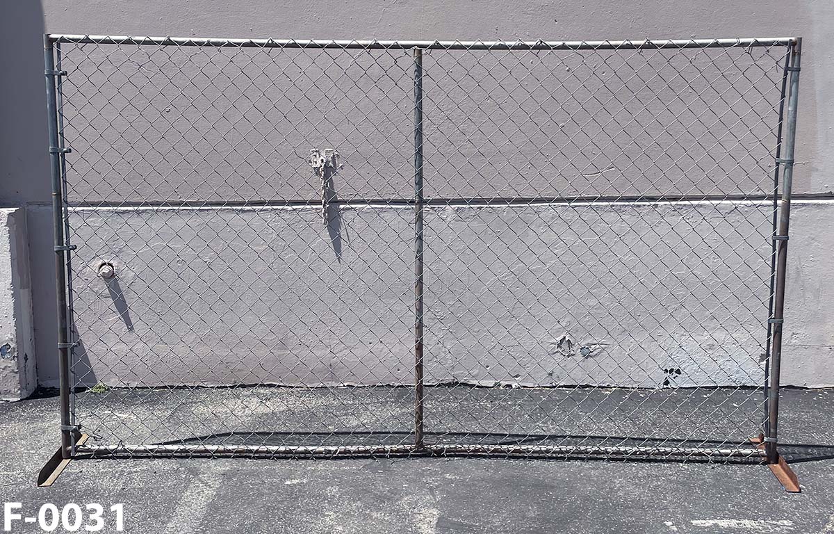 Chainlink fence, stock number F-0031