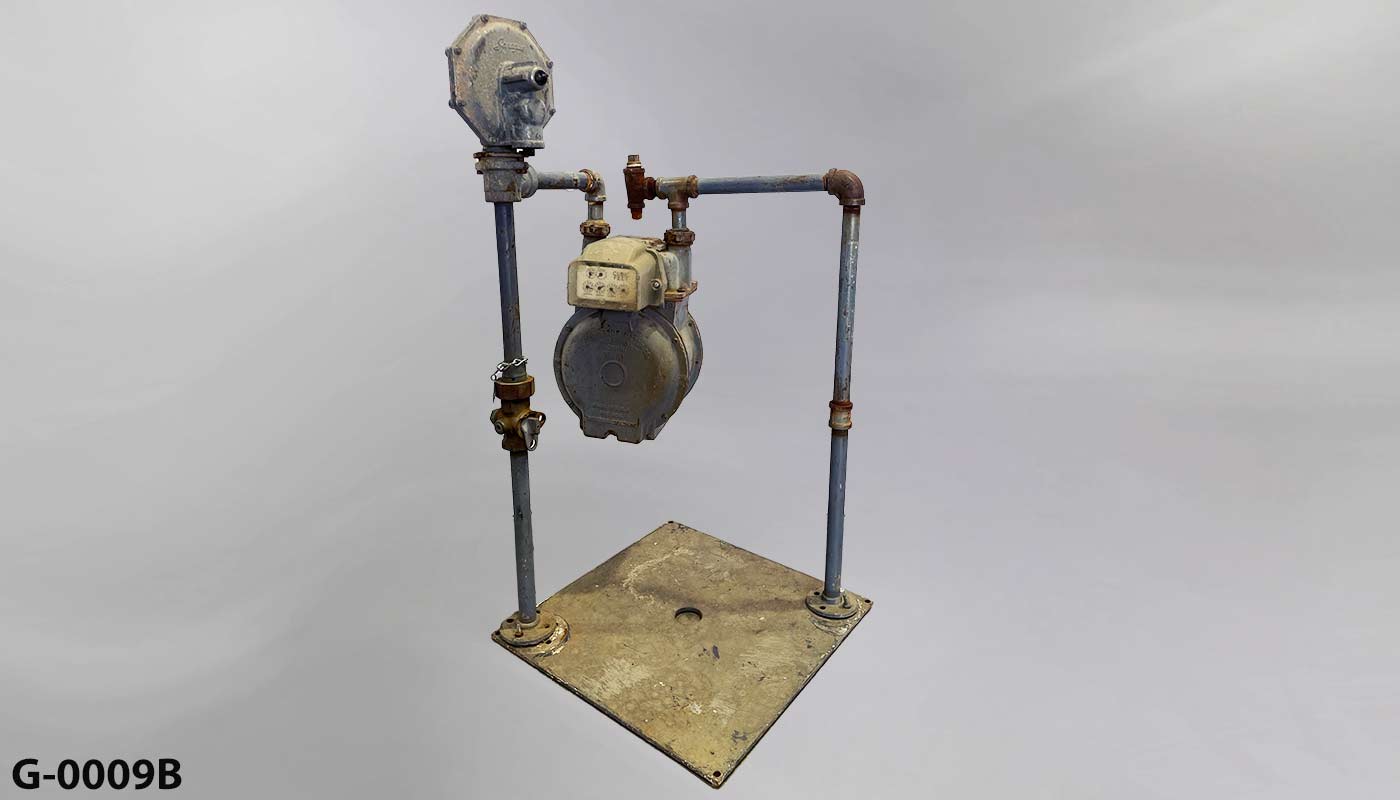 Gas meter, stock number G-0009b