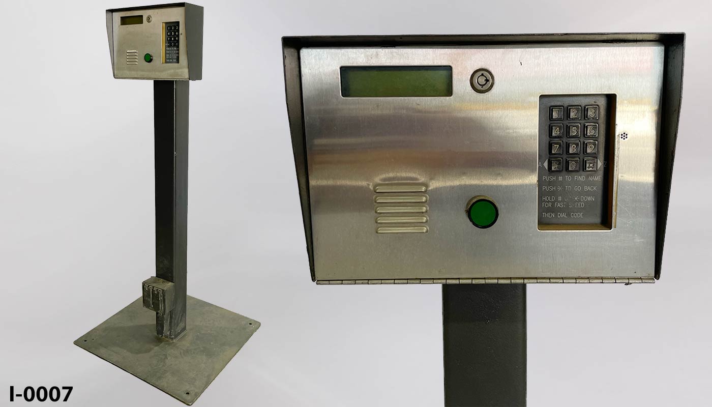 Intercom call box, stock number I-0007