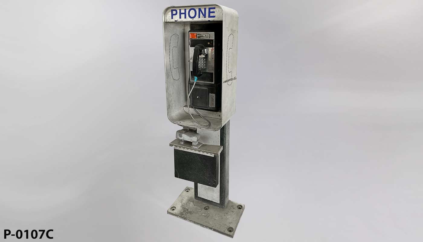 Pay Phone Pedestal, stock number P-0107c
