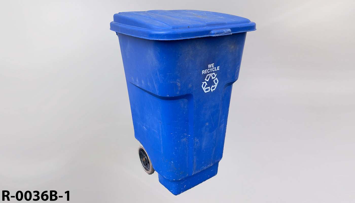Recycling/Trash bin, stock number R-0036b-1