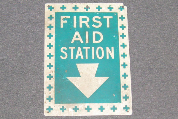 Sign-First aid kit, stock number S-0130