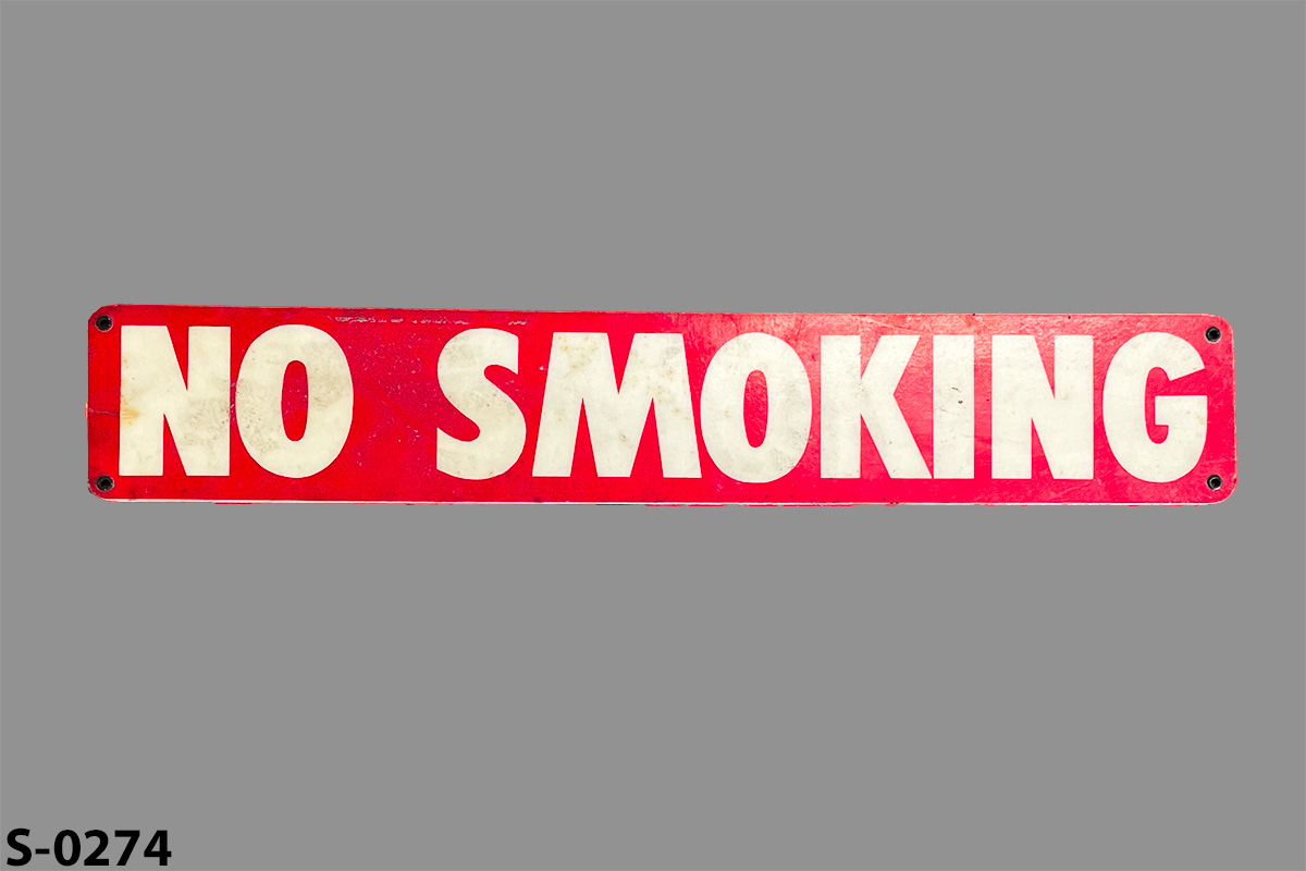 Sign "No Smoking", stock number S-0274