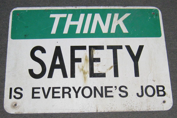 Sign-Think Safety Is Everyone's job, stock number S-1005
