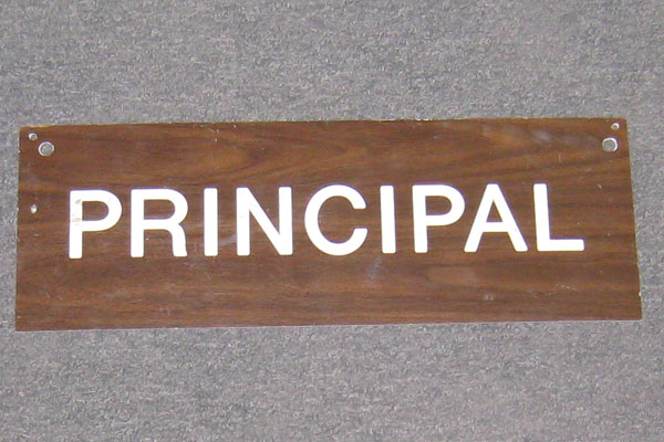 Sign-Principal, stock number S-1115
