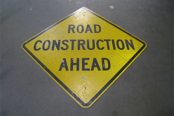Sign-Road Construction Ahead, stock number S-1167