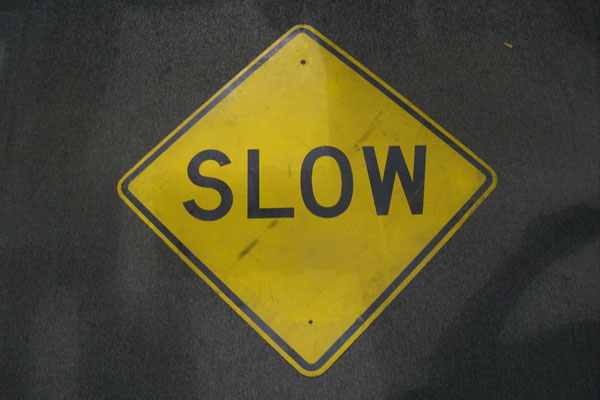 Sign-Slow, stock number S-1274