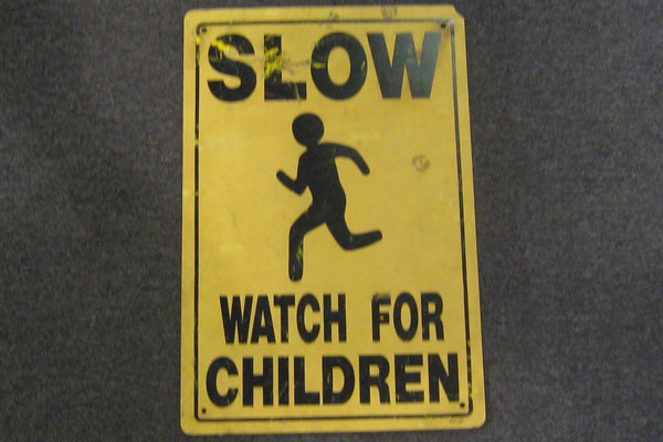 Sign-Slow…Watch For Children, stock number S-1279