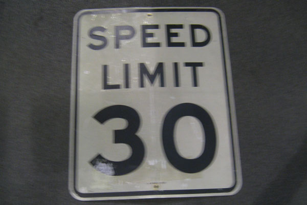 Sign-Speed Limit 30, stock number S-1432