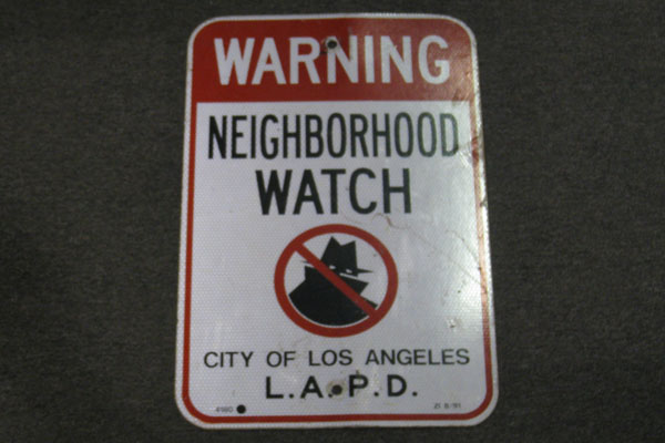 Sign-Neighborhood Watch, stock number S-1459