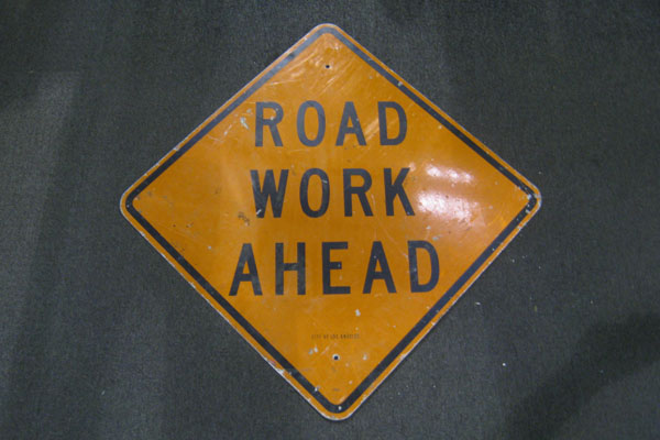 Sign-Road Work Ahead, stock number S-1474
