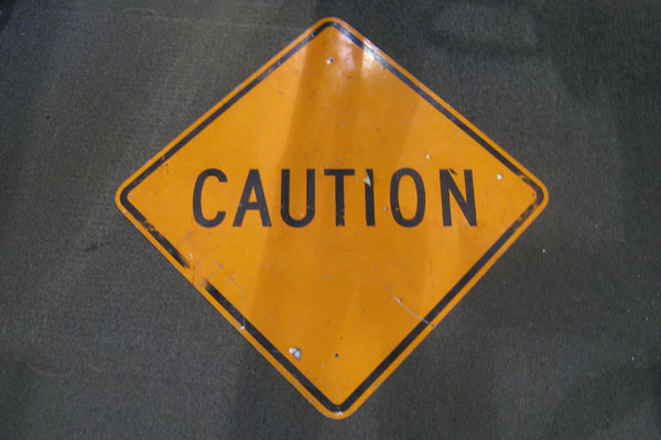 Sign-Caution, stock number S-1617