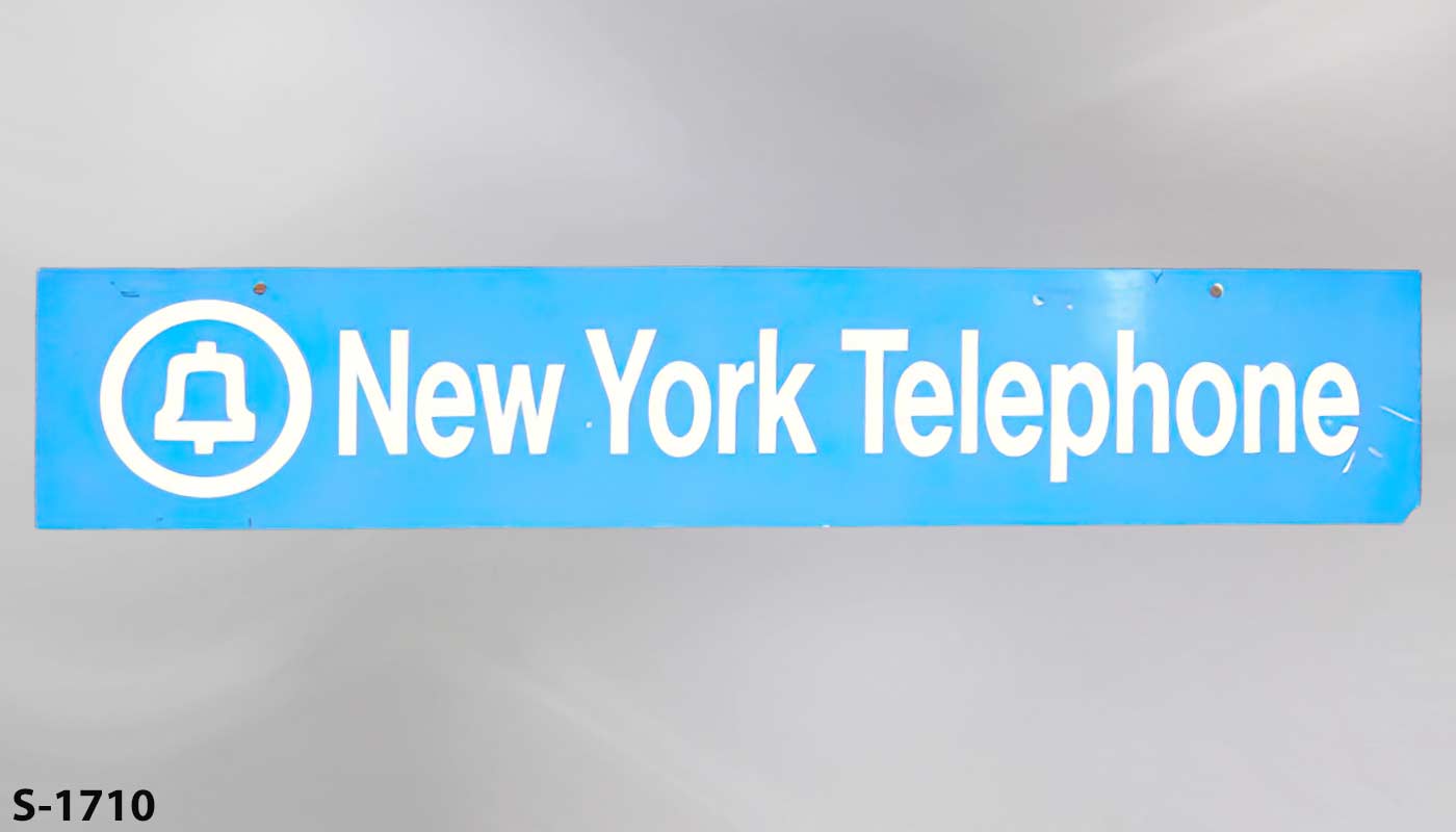 Sign-New York Telephone, stock number S-1710