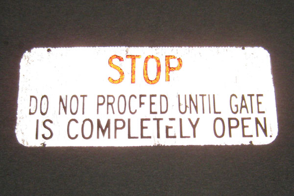 Sign-Stop, stock number S-1723