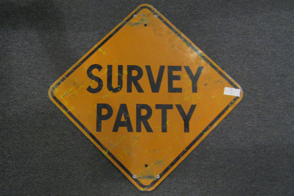Sign-Survey Party, stock number S-1897