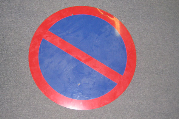 Sign-Foreign- road sign, stock number S-1973