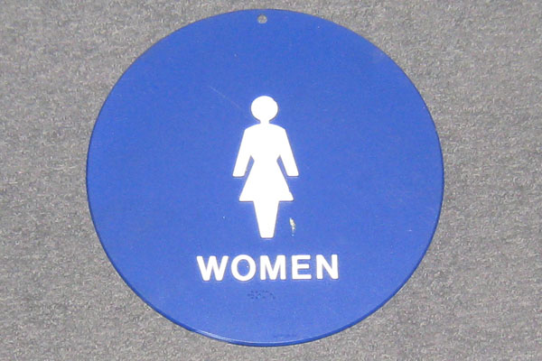 Sign-Restroom, stock number S-1984