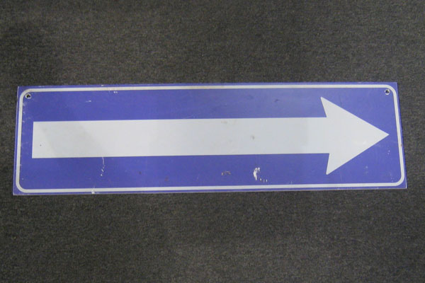 Sign-Arrow, stock number S-2181