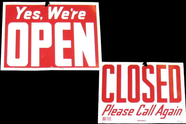 Sign-Yes, stock number S-2185