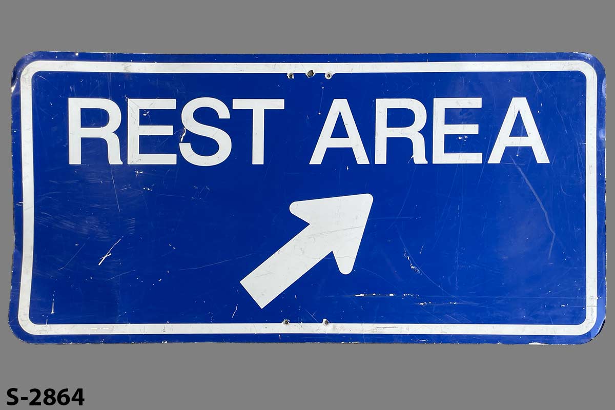 Sign-Rest Area, stock number S-2864