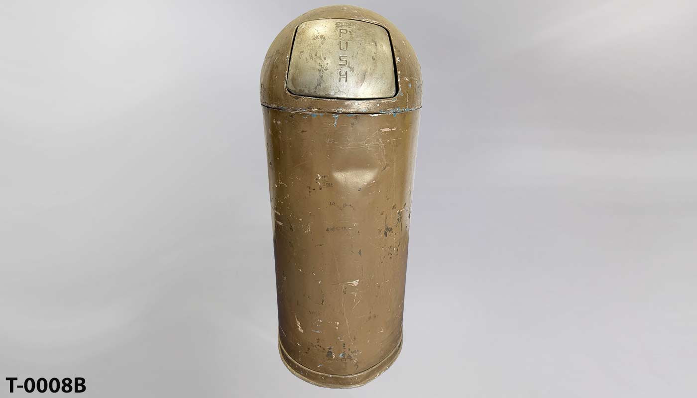Trash can, stock number T-0008