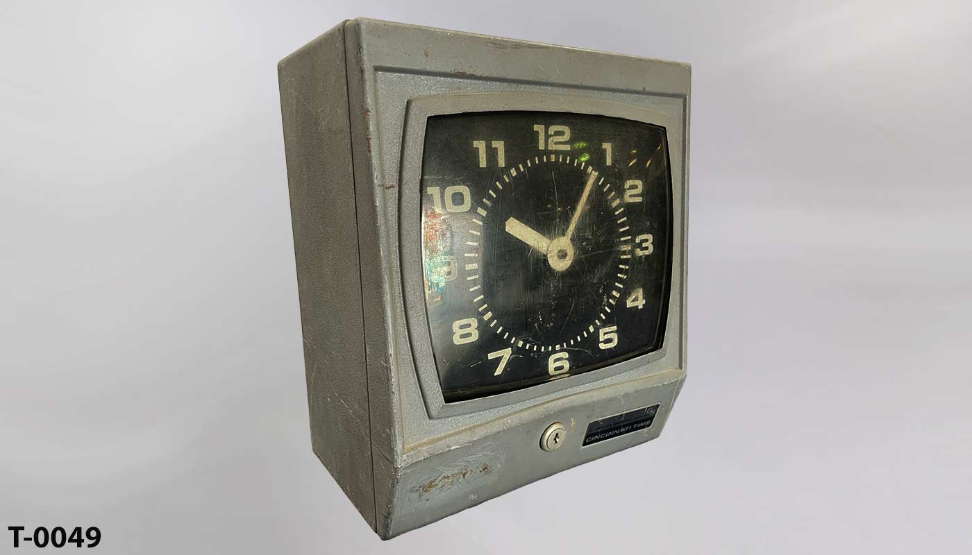 Time clock, stock number T-0049