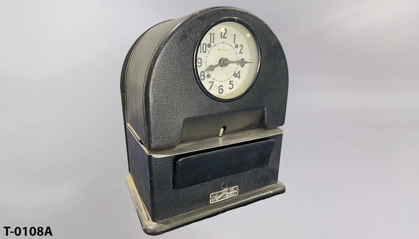 Time clock, stock number T-0108
