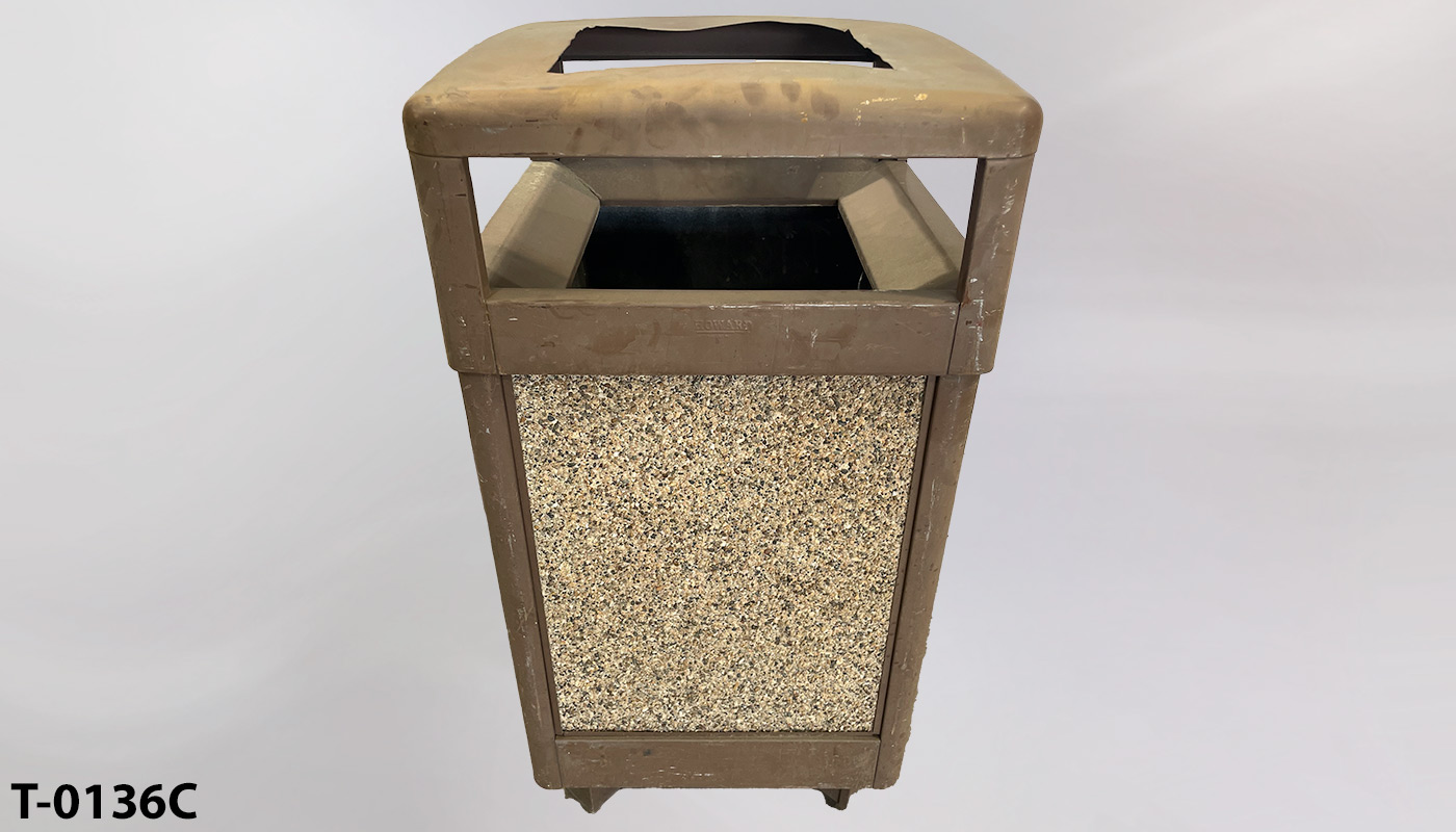 Trash can, stock number T-0136c