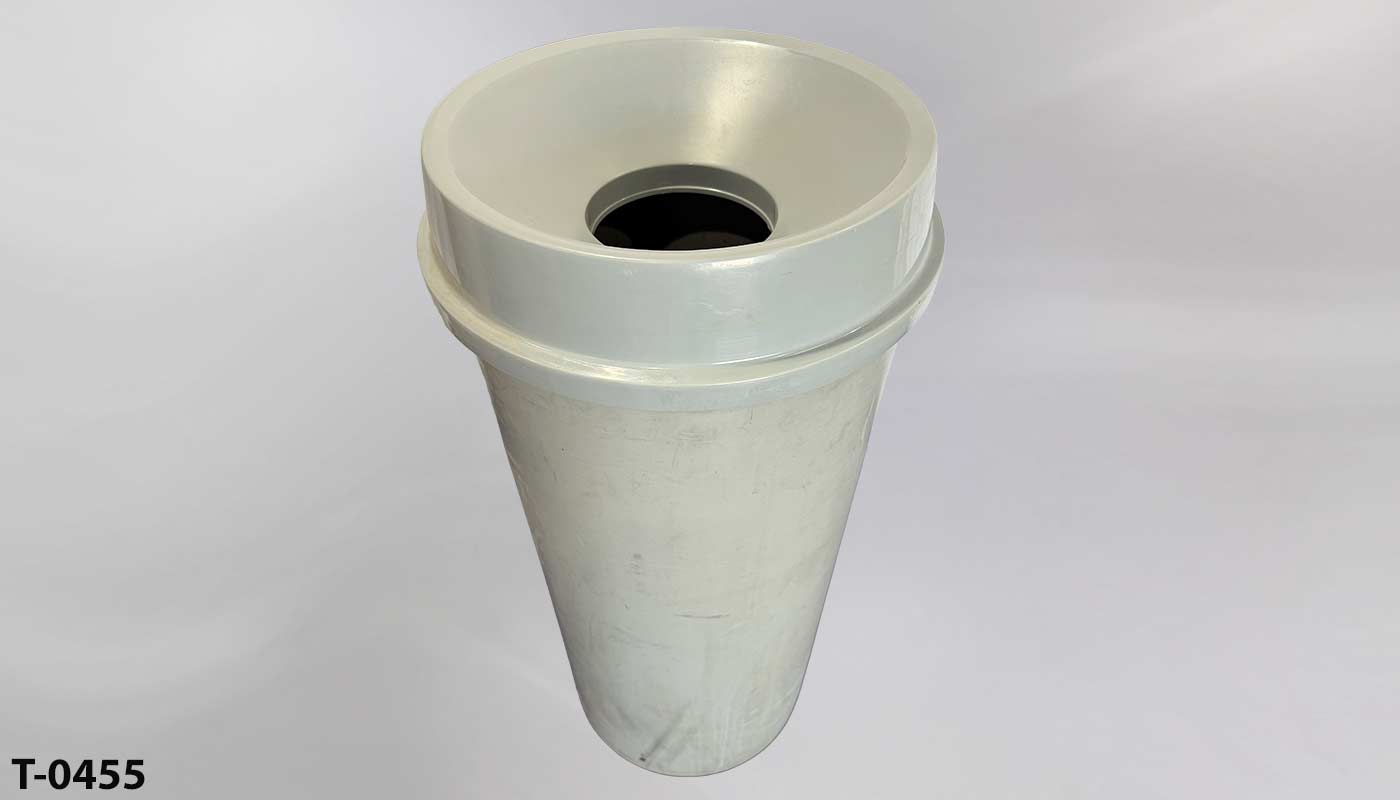 Trash can, stock number T-0455