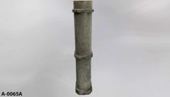 Ammo Cartridge Cylinder, missile tube, metal, OD green, 8"dia x 45"l, stock number A-0065a