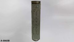 Ammo Cartridge Cylinder, missile tube, metal, OD green, 8"w x 8"d x, stock number A-0065b