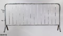 Barricade, crowd control, metal, 84"w x 41"t, stock number B-0115