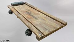 Creeper, mechanics, wooden (SPECIFY HEADREST), 36" long, stock number C-0122