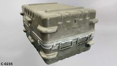 Ammo Case, fiberglass, OD Green, 32"w x 24"d x 18"t, stock number C-0235