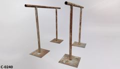 Clothesline pole set, stock number C-0240